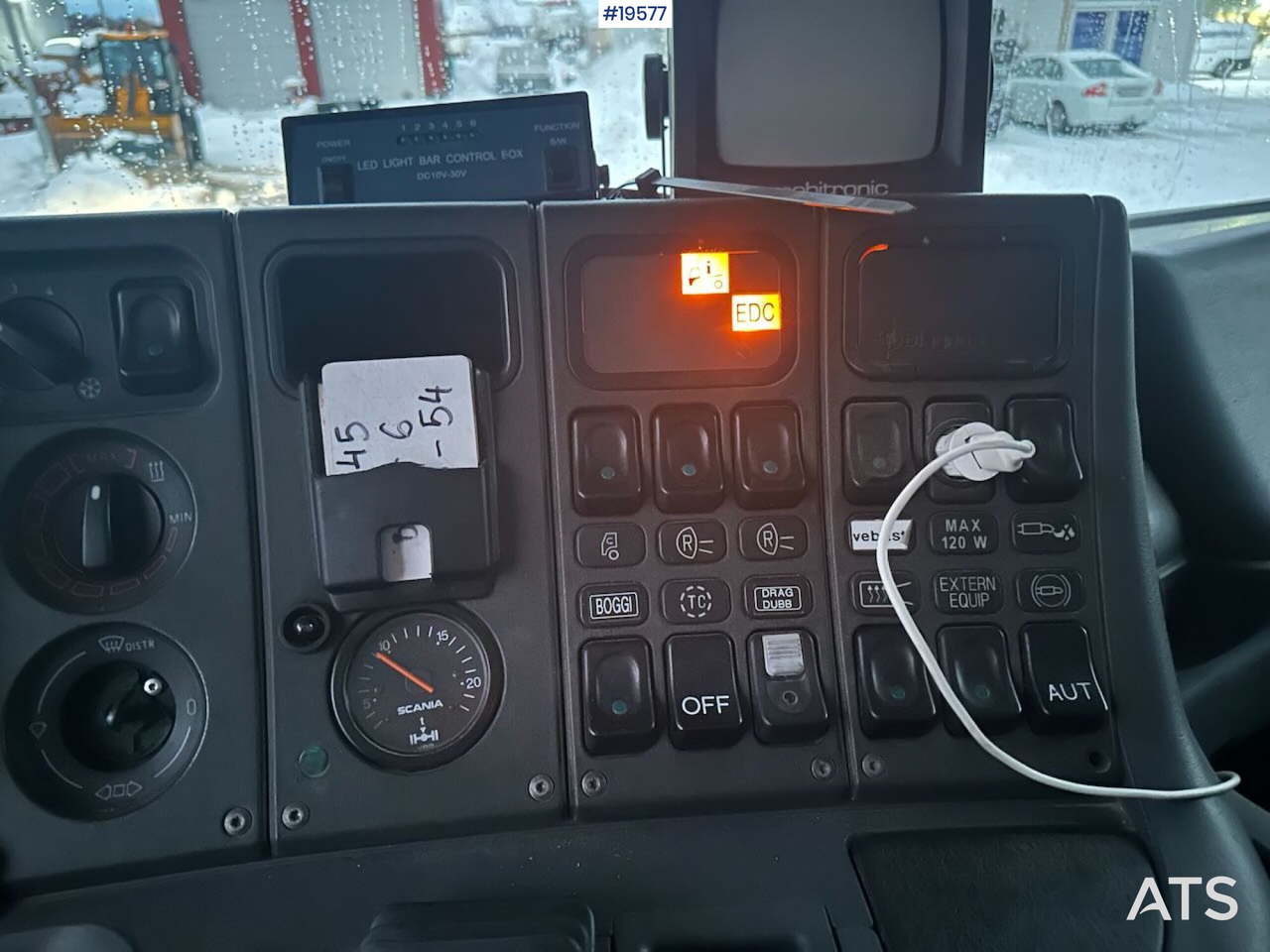 Haakarmsysteem vrachtwagen Scania P114: afbeelding 30