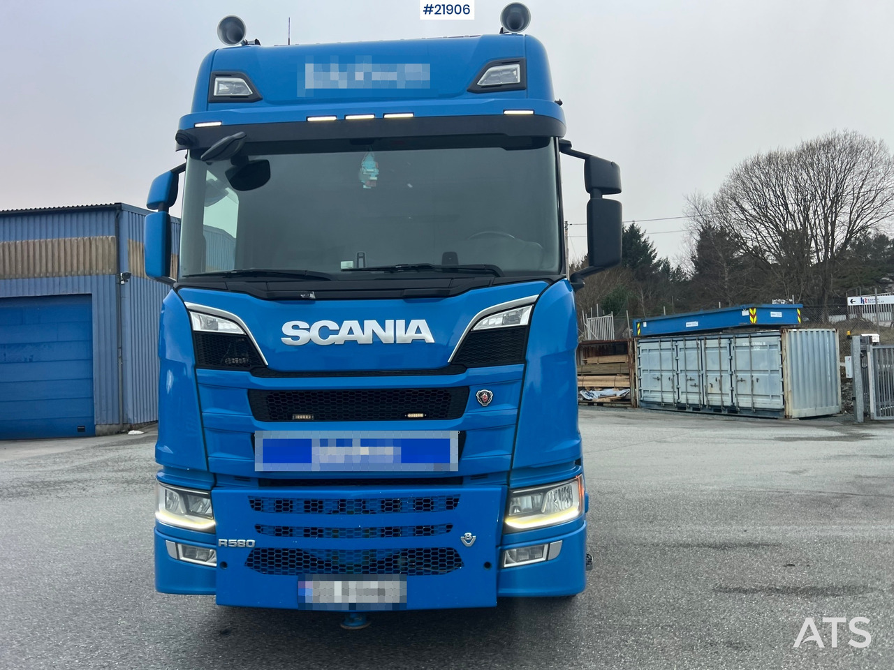 Scania R580 8x2 kranbil m/ 95t/m hmf kran, jibb , vinsj og konar planslep - Kraanwagen: afbeelding 4 Scania R580 8x2 kranbil m/ 95t/m hmf kran, jibb , vinsj og konar planslep - Kraanwagen: afbeelding 4