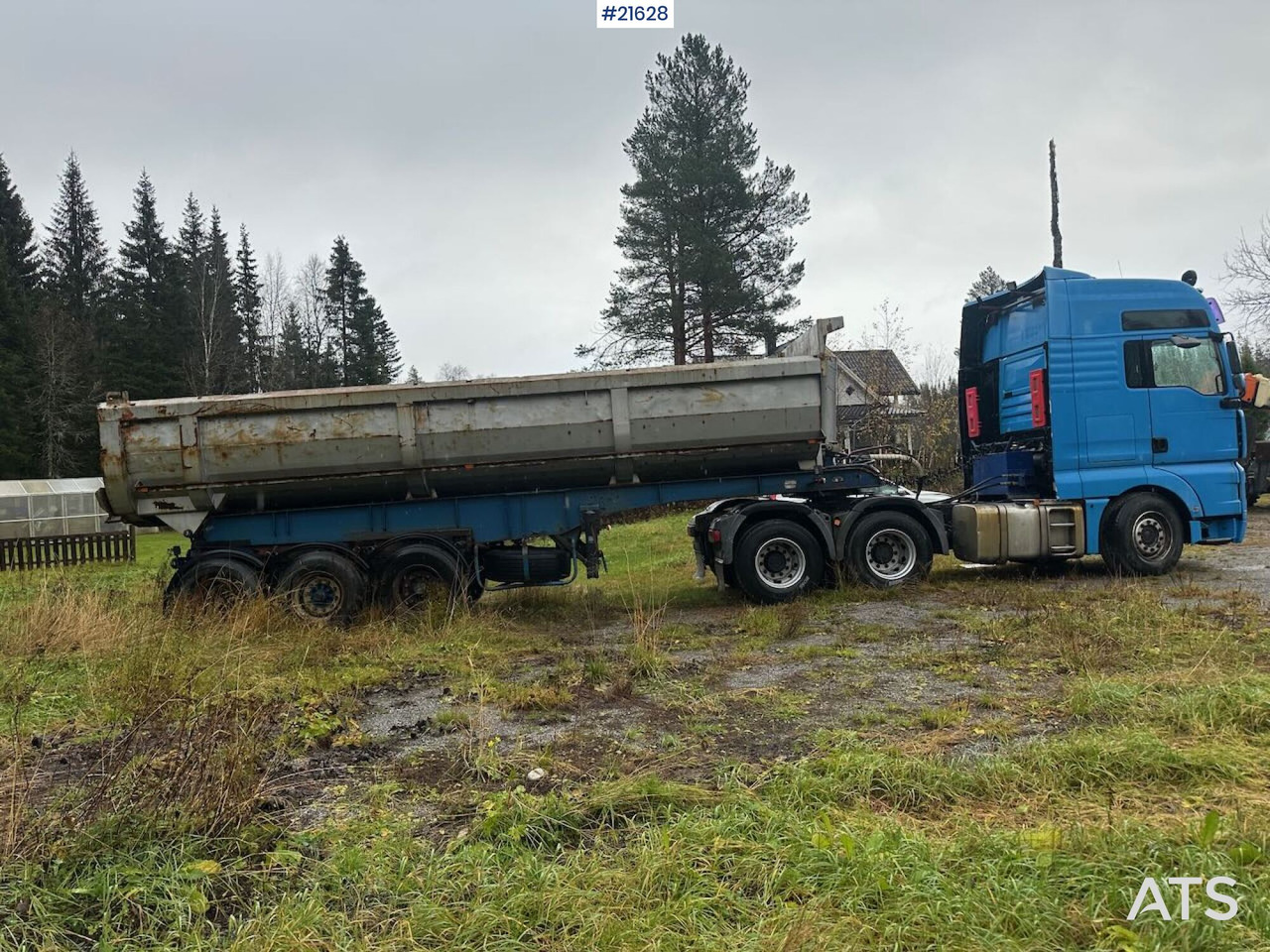 MAN TGA 28.530 6x2 trekkvogn m/ 1987 L.A.G Bree 3 akslet tippsemi SE VIDEO - Trekker: afbeelding 2 MAN TGA 28.530 6x2 trekkvogn m/ 1987 L.A.G Bree 3 akslet tippsemi SE VIDEO - Trekker: afbeelding 2