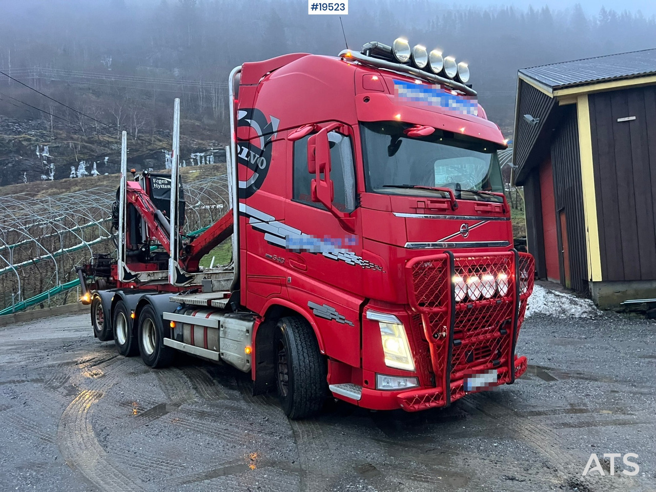 Volvo Fh540 8x4 Tømmerbil m/ 2016 M110L80 Palfinger krane og tømmerklype - Houttransport: afbeelding 5 Volvo Fh540 8x4 Tømmerbil m/ 2016 M110L80 Palfinger krane og tømmerklype - Houttransport: afbeelding 5