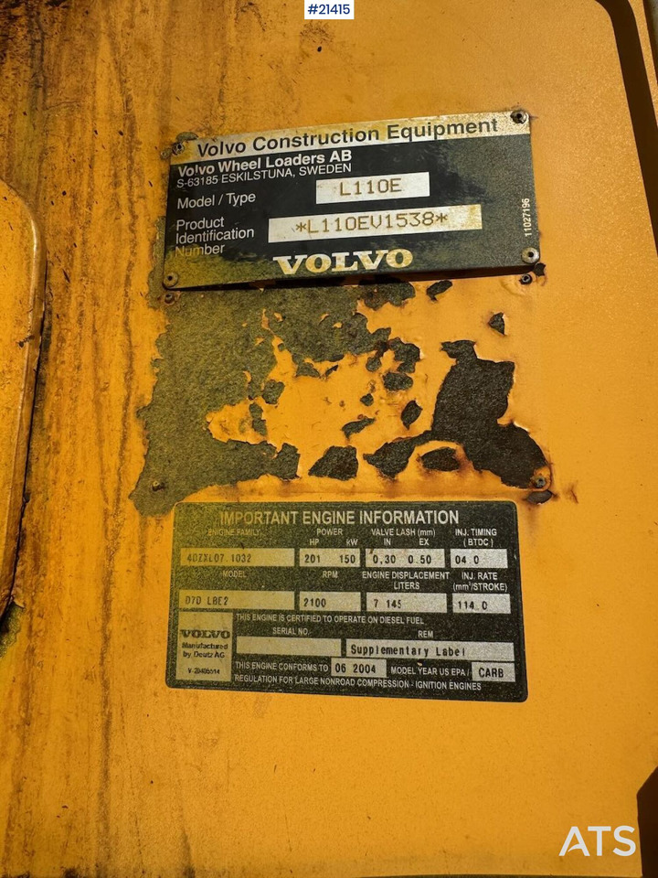 Wiellader Volvo L110E: afbeelding 27