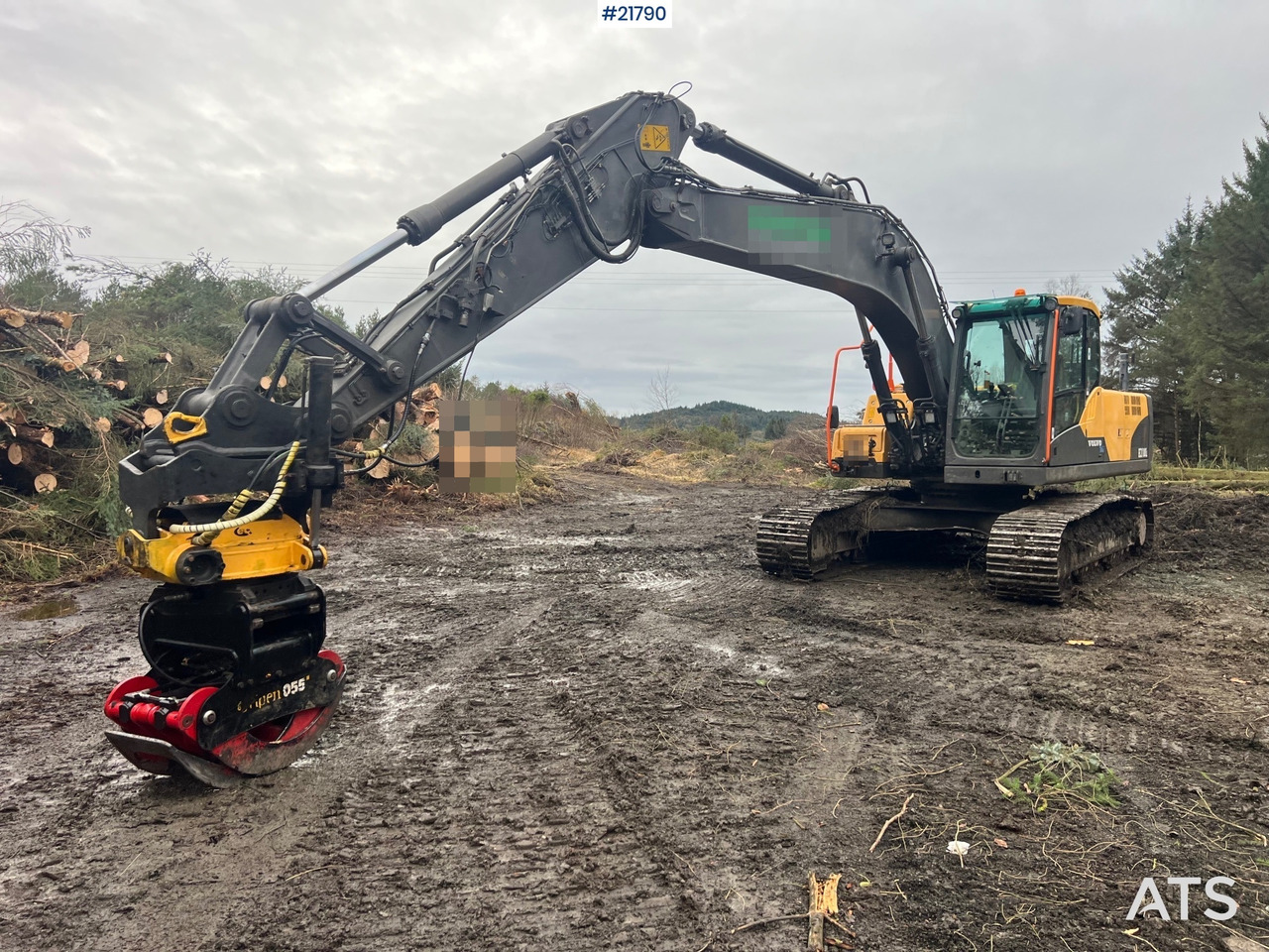 Volvo ec210cl gravemaskin m/ rototilt, pusseskuffe og tannskuffe - Graafmachine: afbeelding 2 Volvo ec210cl gravemaskin m/ rototilt, pusseskuffe og tannskuffe - Graafmachine: afbeelding 2