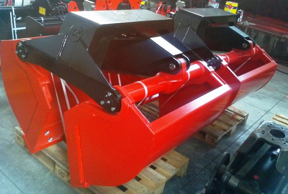 Clamshell bucket with high capacity BV-S 1000 - Overslaggrijper voor Autolaadkraan: afbeelding 2 Clamshell bucket with high capacity BV-S 1000 - Overslaggrijper voor Autolaadkraan: afbeelding 2