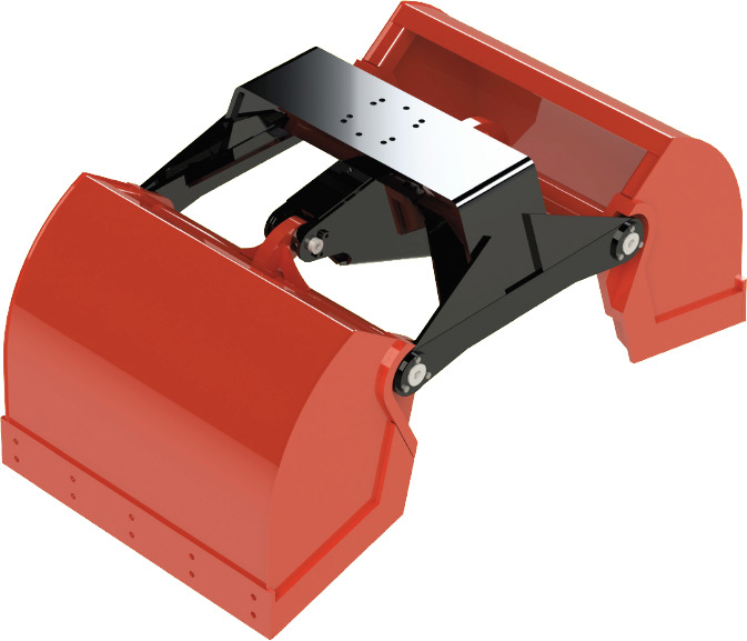 Clamshell bucket with high capacity BV-S 650 - Overslaggrijper voor Autolaadkraan: afbeelding 1 Clamshell bucket with high capacity BV-S 650 - Overslaggrijper voor Autolaadkraan: afbeelding 1