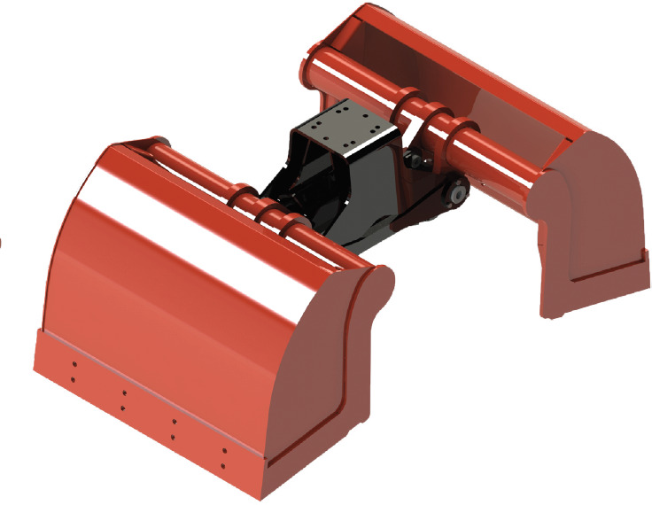 Clamshell bucket with sidewalls BV-L 50 - Overslaggrijper voor Autolaadkraan: afbeelding 1 Clamshell bucket with sidewalls BV-L 50 - Overslaggrijper voor Autolaadkraan: afbeelding 1