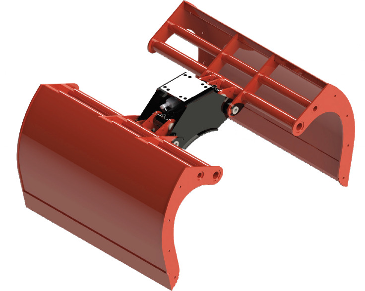 Clamshell buckets withouth side-wall BV-MR 125 - Overslaggrijper voor Autolaadkraan: afbeelding 1 Clamshell buckets withouth side-wall BV-MR 125 - Overslaggrijper voor Autolaadkraan: afbeelding 1