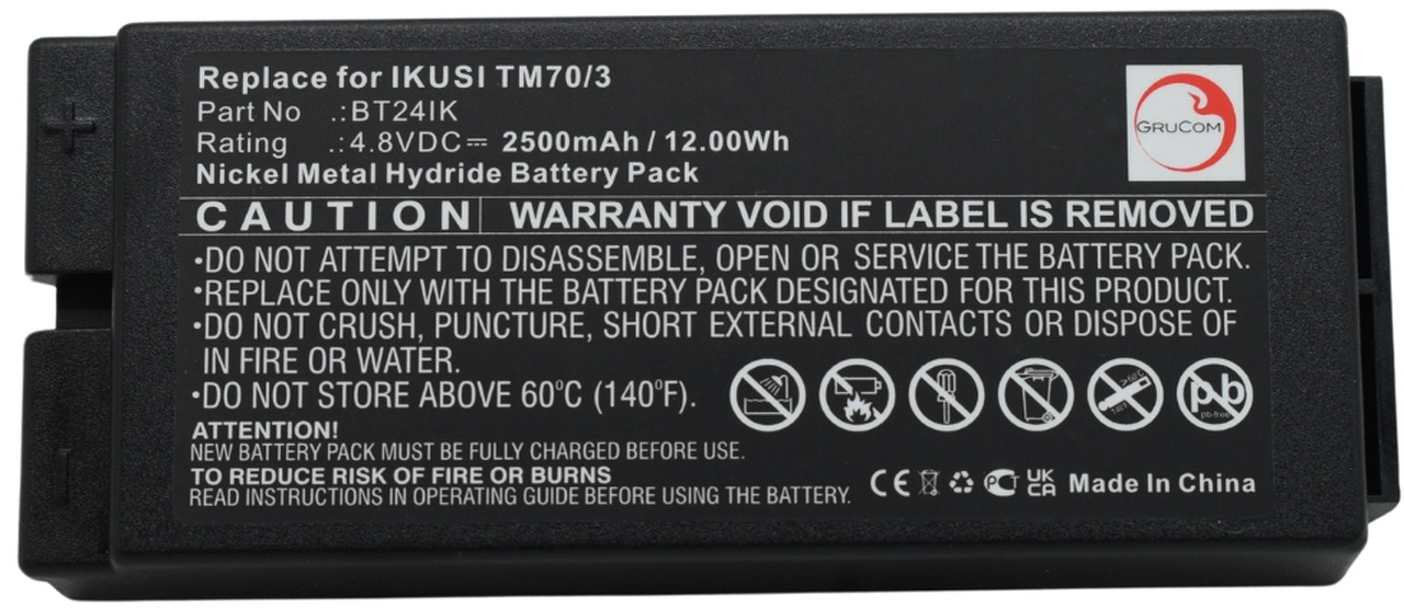 Compatible battery Ikusi 2305271, BT24IK - Batterij voor Autolaadkraan: afbeelding 3 Compatible battery Ikusi 2305271, BT24IK - Batterij voor Autolaadkraan: afbeelding 3