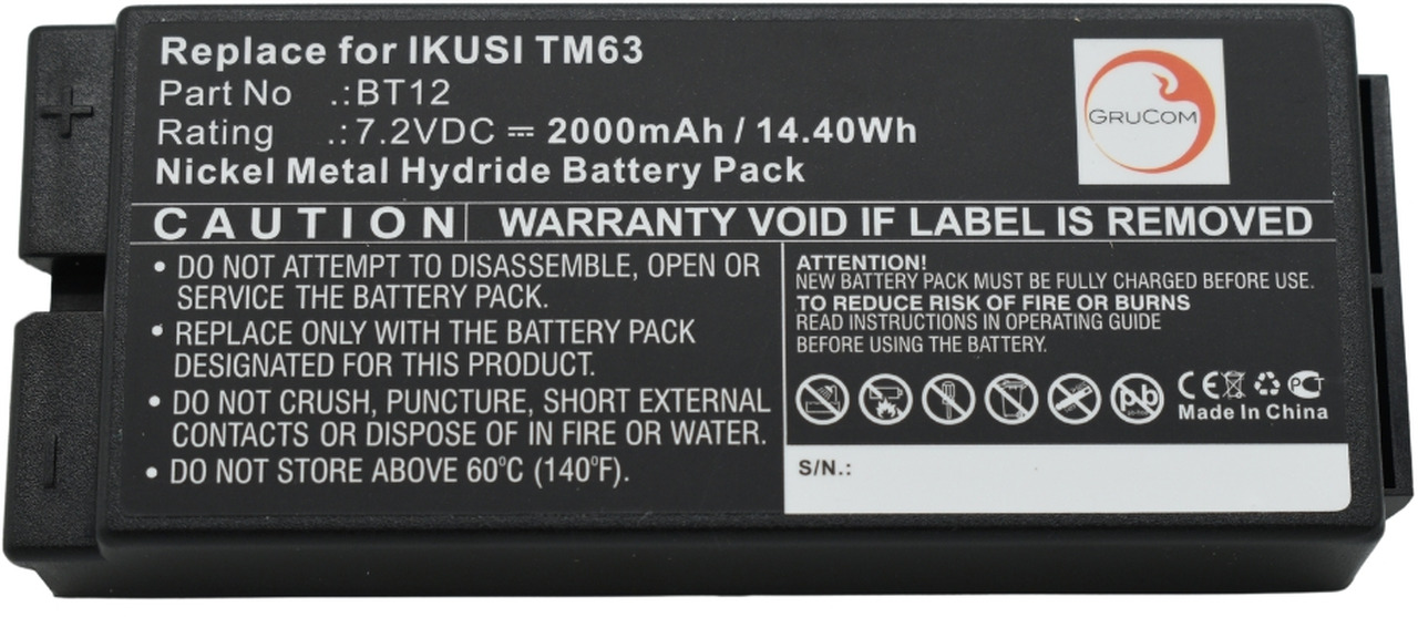 Compatible battery Ikusi BT12 - Batterij voor Autolaadkraan: afbeelding 4 Compatible battery Ikusi BT12 - Batterij voor Autolaadkraan: afbeelding 4