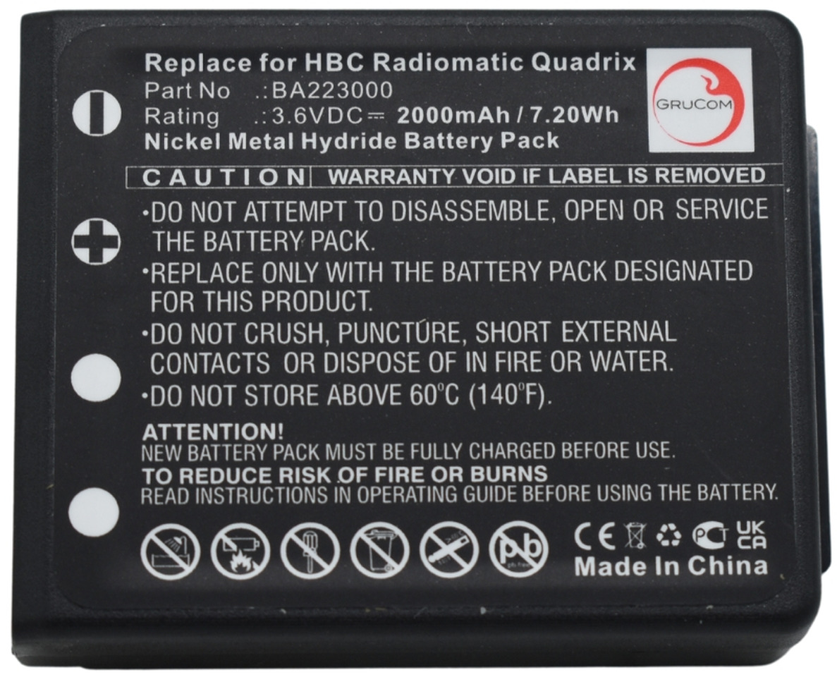 HBC compatible battery BA223000, BA223030, FUB6 - Batterij voor Autolaadkraan: afbeelding 3 HBC compatible battery BA223000, BA223030, FUB6 - Batterij voor Autolaadkraan: afbeelding 3