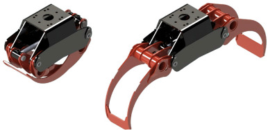 LOG GRAB PF-M 30 - Grijper voor Autolaadkraan: afbeelding 1 LOG GRAB PF-M 30 - Grijper voor Autolaadkraan: afbeelding 1