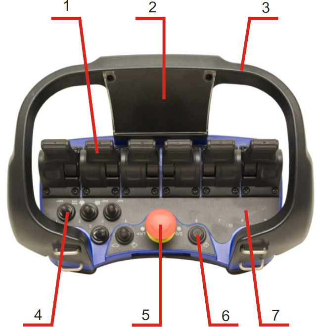 Spring switch with rubber protection Scanreco RC400 - Elektrisch systeem voor Autolaadkraan: afbeelding 1 Spring switch with rubber protection Scanreco RC400 - Elektrisch systeem voor Autolaadkraan: afbeelding 1