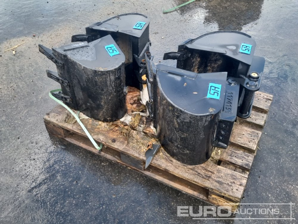 16" (2 of), 18" (2 of) Digging Buckets to suit Mini Excavator - Bak: afbeelding 4 16" (2 of), 18" (2 of) Digging Buckets to suit Mini Excavator - Bak: afbeelding 4