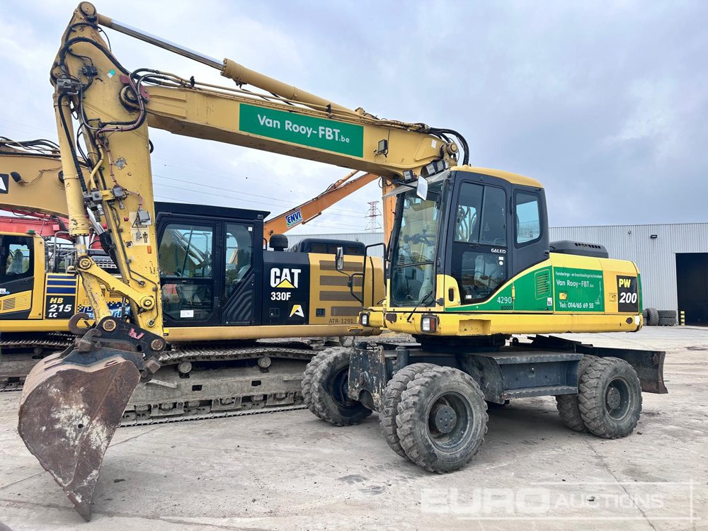 2005 Komatsu PW200-7 - Mobiele graafmachine: afbeelding 1 2005 Komatsu PW200-7 - Mobiele graafmachine: afbeelding 1