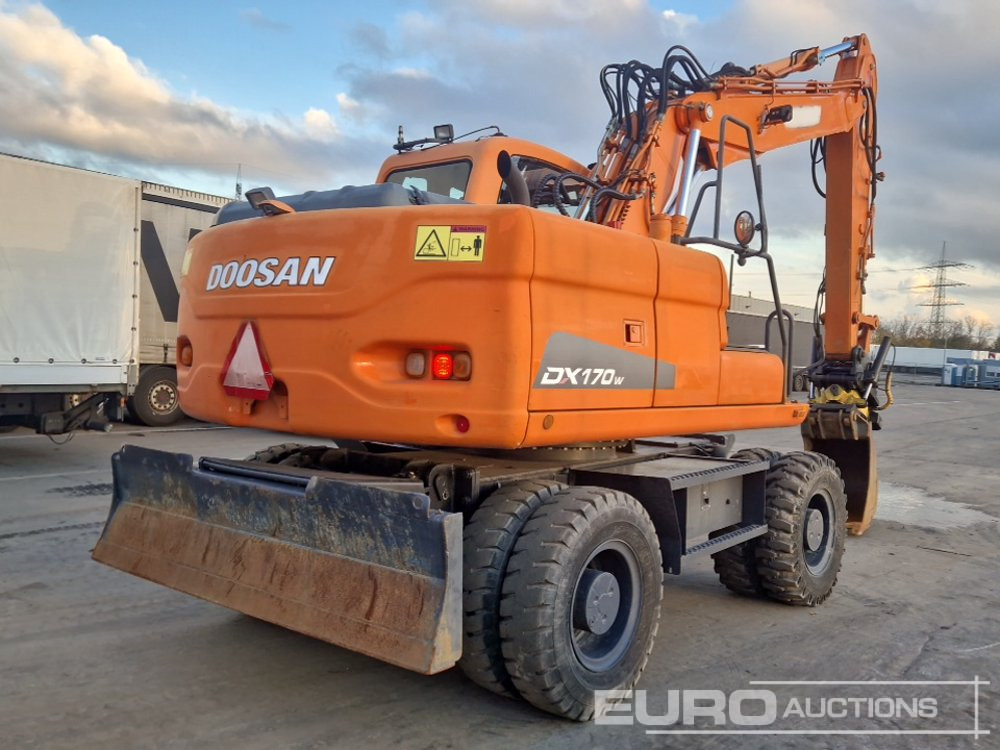 2010 Doosan DX170W - Mobiele graafmachine: afbeelding 5 2010 Doosan DX170W - Mobiele graafmachine: afbeelding 5