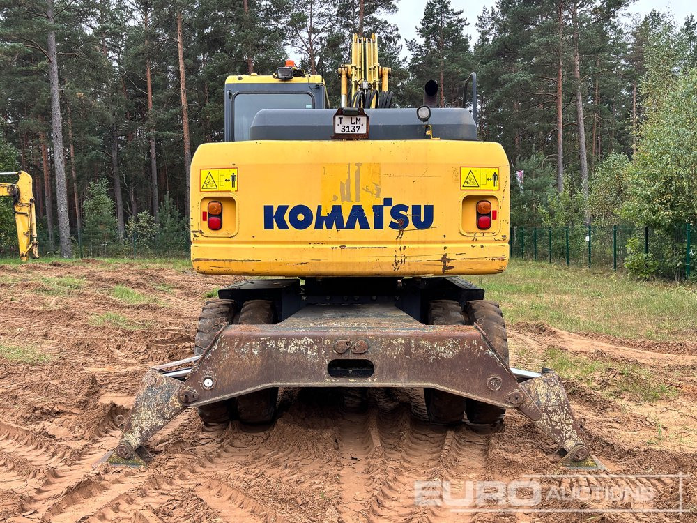 2011 Komatsu PW160-7E0 - Mobiele graafmachine: afbeelding 4 2011 Komatsu PW160-7E0 - Mobiele graafmachine: afbeelding 4