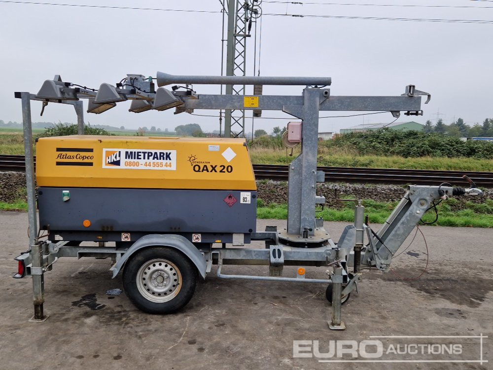 2013 Atlas Copco QAX20 - Lichtmast: afbeelding 5 2013 Atlas Copco QAX20 - Lichtmast: afbeelding 5