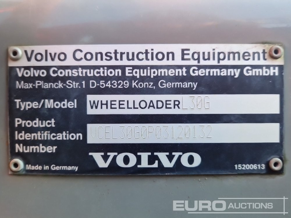 Wiellader 2013 Volvo L30G: afbeelding 29