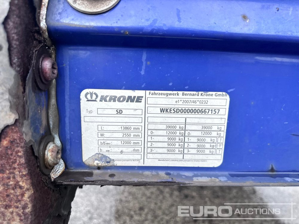 Schuifzeiloplegger 2015 Krone Mega Liner, Curtainsider, 3 Axle (Dutch Reg. Docs): afbeelding 35