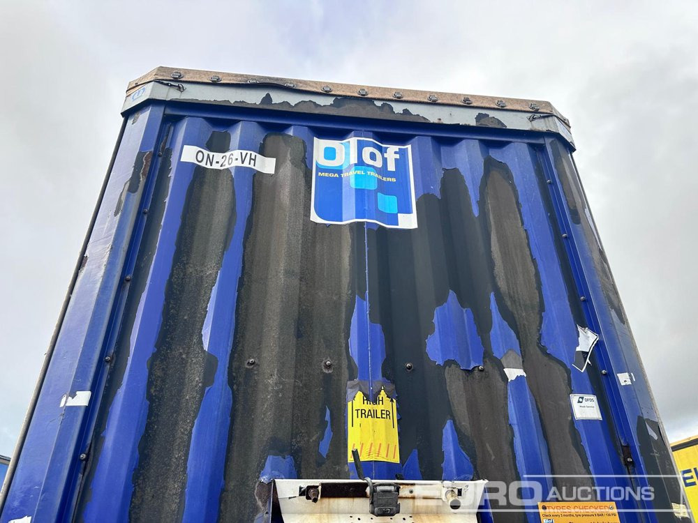 Schuifzeiloplegger 2015 Krone Mega Liner, Curtainsider, 3 Axle (Dutch Reg. Docs): afbeelding 10