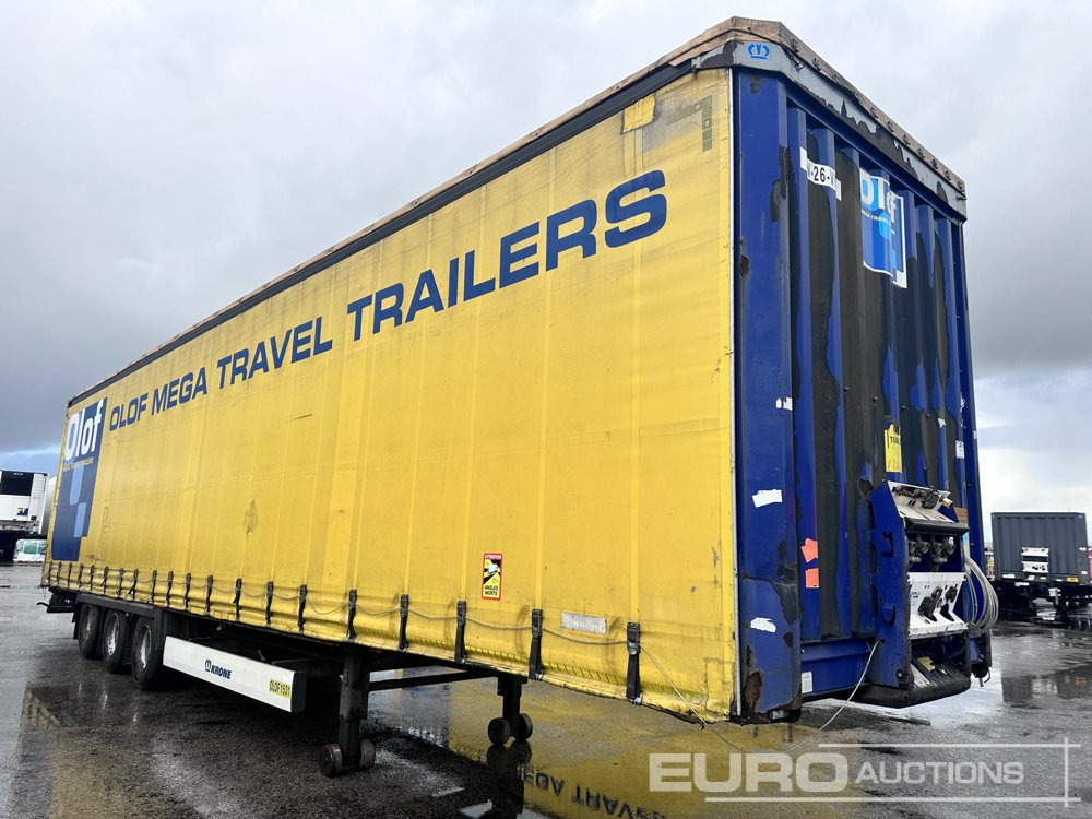 Schuifzeiloplegger 2015 Krone Mega Liner, Curtainsider, 3 Axle (Dutch Reg. Docs): afbeelding 6