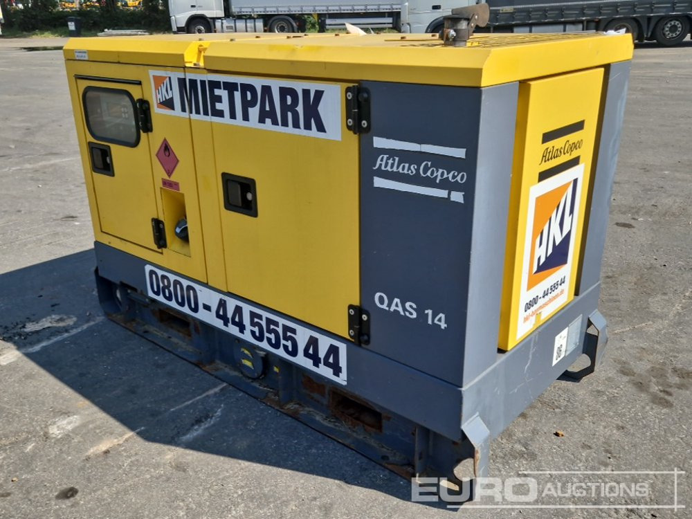 2016 Atlas Copco QAS14 - Industrie generator: afbeelding 3 2016 Atlas Copco QAS14 - Industrie generator: afbeelding 3