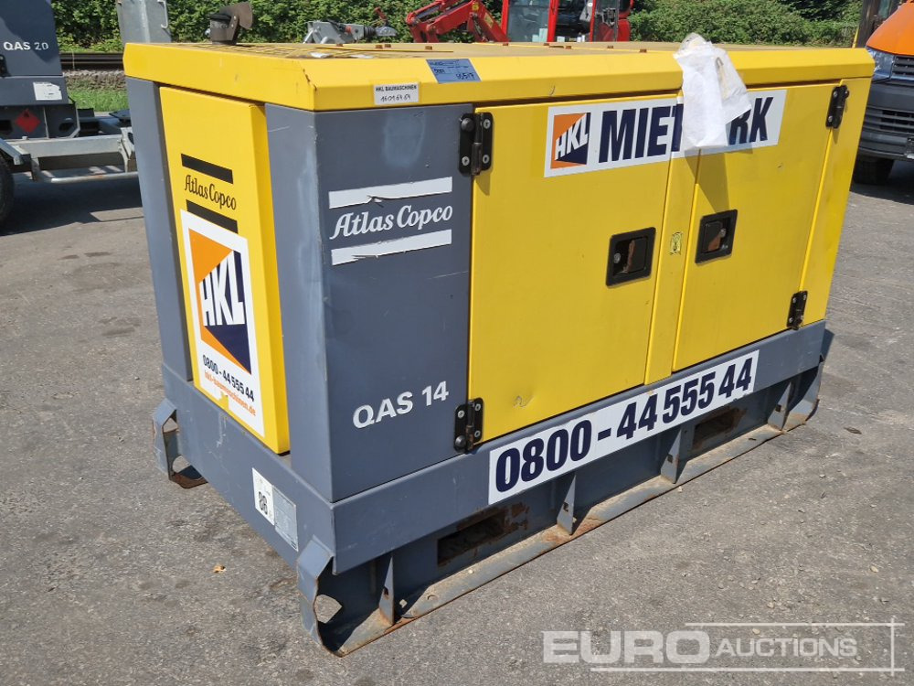 2016 Atlas Copco QAS14 - Industrie generator: afbeelding 4 2016 Atlas Copco QAS14 - Industrie generator: afbeelding 4