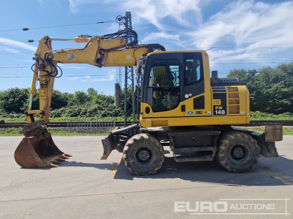 2016 Komatsu PW148-8 - Mobiele graafmachine: afbeelding 2 2016 Komatsu PW148-8 - Mobiele graafmachine: afbeelding 2