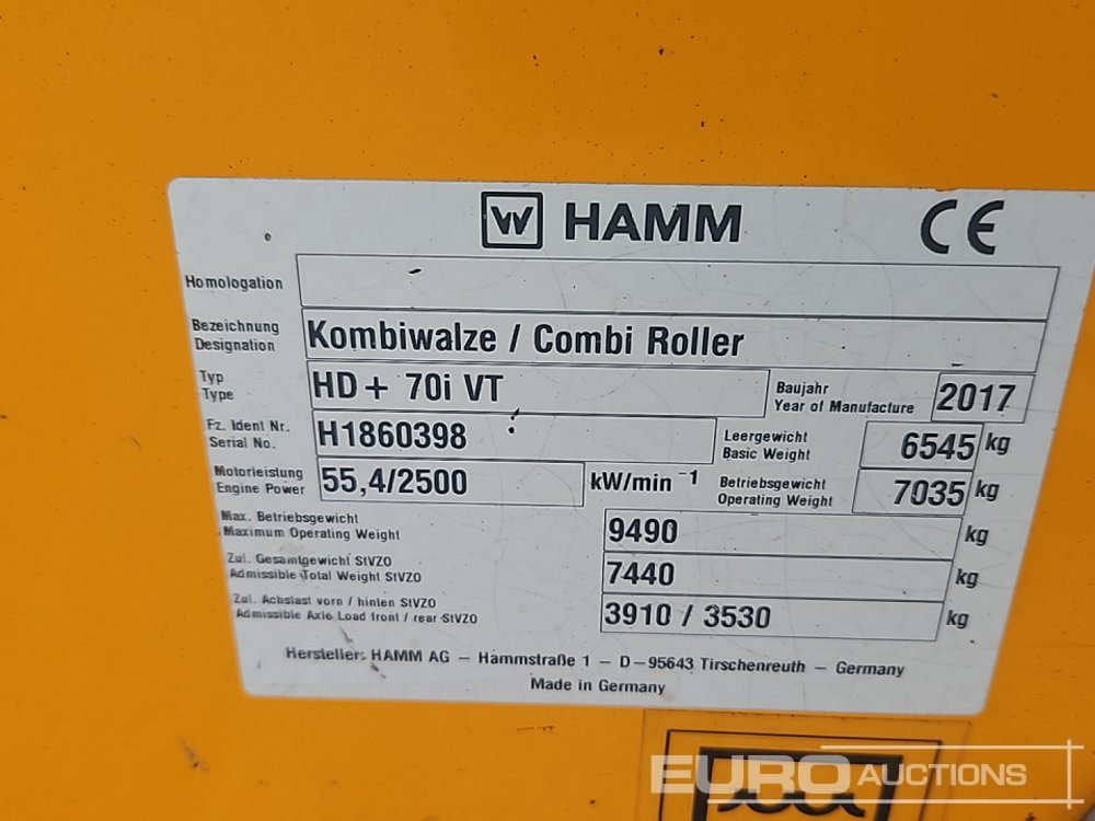 Wals 2017 Hamm HD70IVT: afbeelding 22