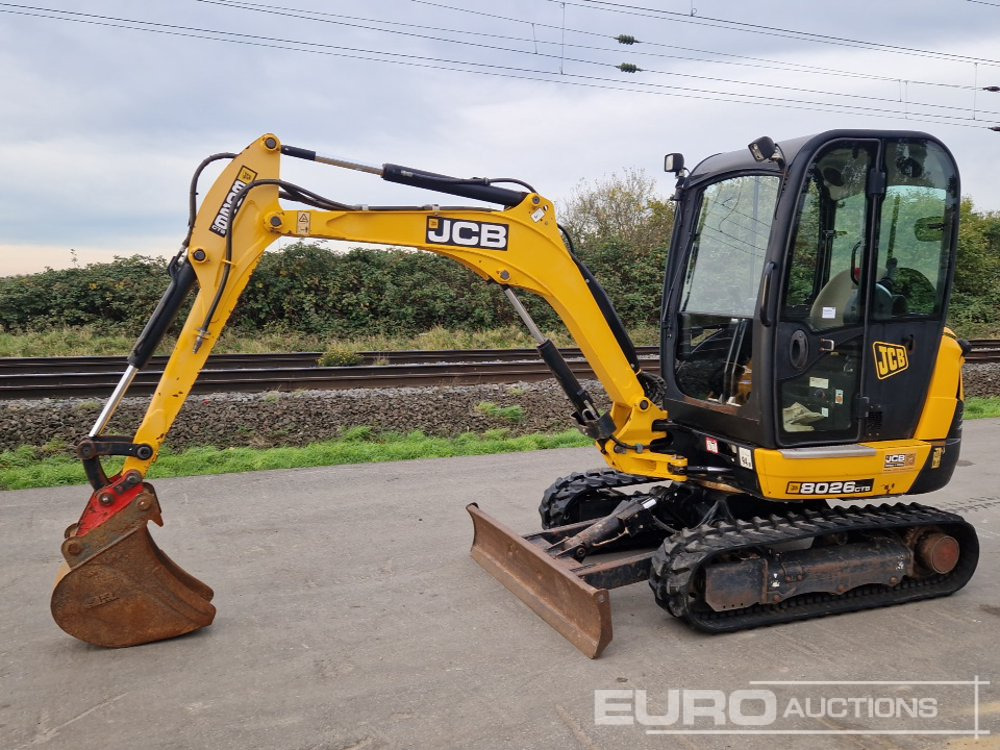 2017 JCB 8026 - Minigraafmachine: afbeelding 1 2017 JCB 8026 - Minigraafmachine: afbeelding 1