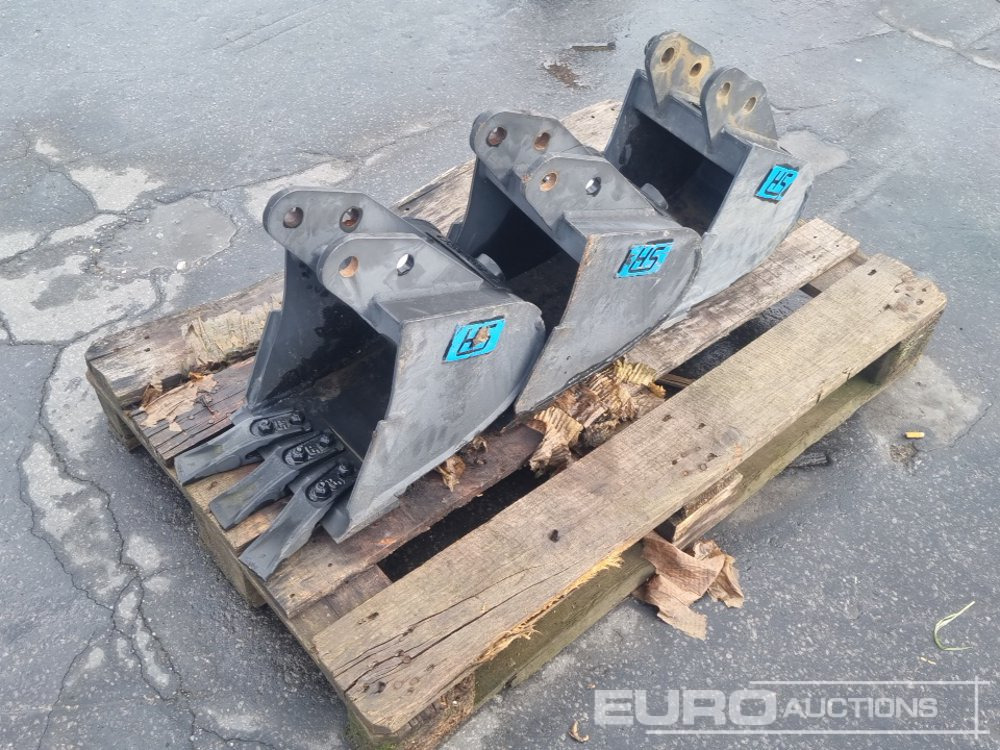 8" Digging Buckets (3 of) - Bak: afbeelding 2 8" Digging Buckets (3 of) - Bak: afbeelding 2
