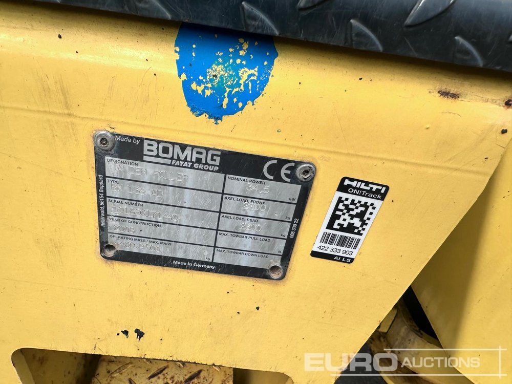 Bomag BW138AD - Wals: afbeelding 2 Bomag BW138AD - Wals: afbeelding 2