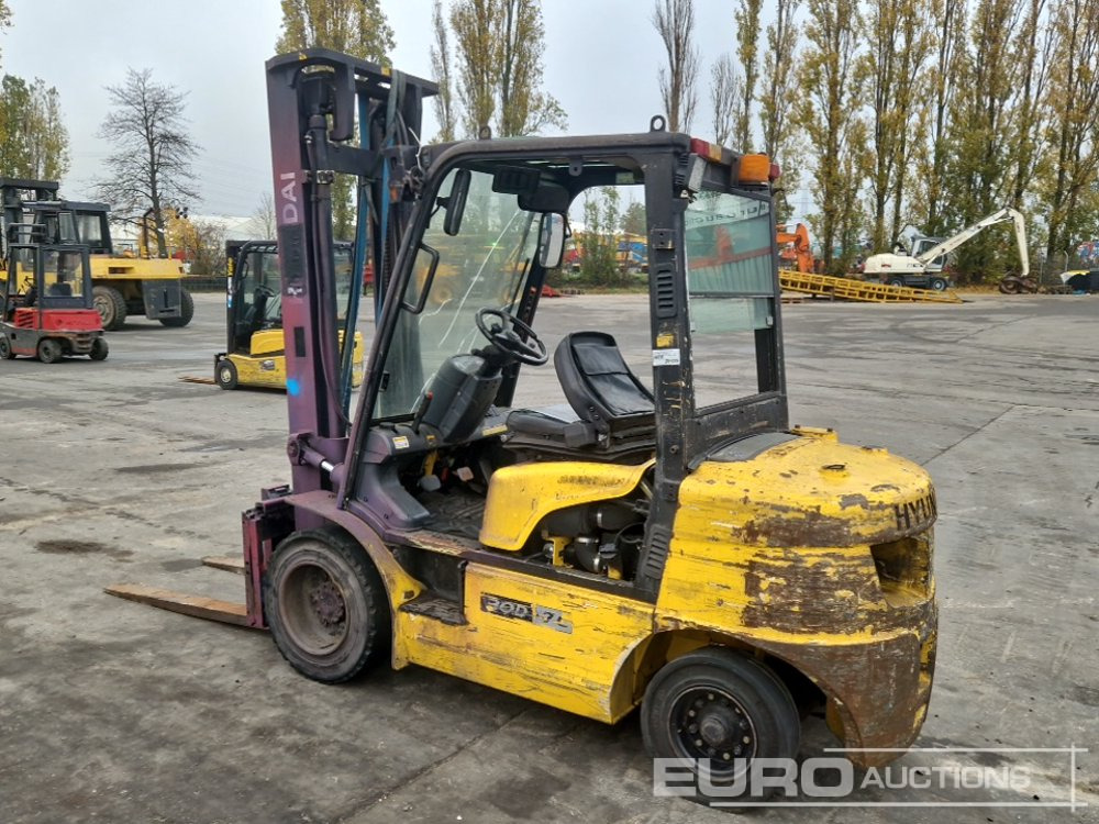Hyundai Diesel Forklift, 2 Stage Mast, Forks - Diesel heftruck: afbeelding 3 Hyundai Diesel Forklift, 2 Stage Mast, Forks - Diesel heftruck: afbeelding 3