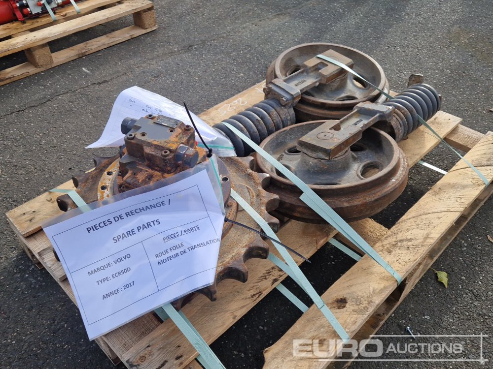 Idler (2 of) + Final Drive to suit Volvo ECR50D - Onderdelen voor Graafmachine: afbeelding 4 Idler (2 of) + Final Drive to suit Volvo ECR50D - Onderdelen voor Graafmachine: afbeelding 4