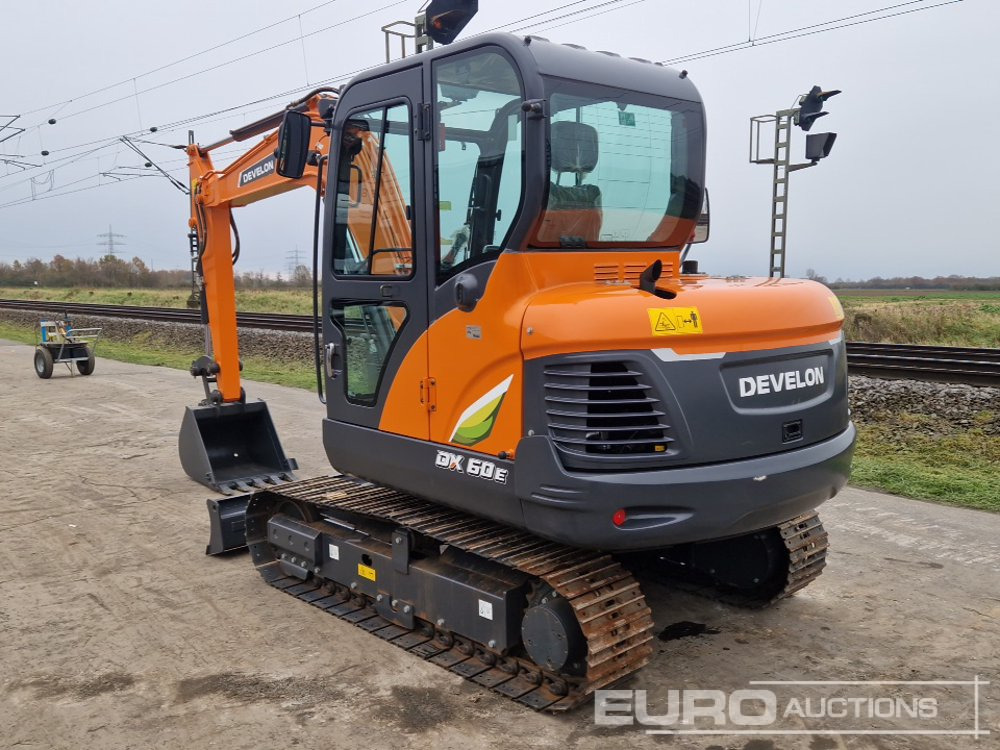 Unused 2024 Develon DX60E-10N - Minigraafmachine: afbeelding 3 Unused 2024 Develon DX60E-10N - Minigraafmachine: afbeelding 3