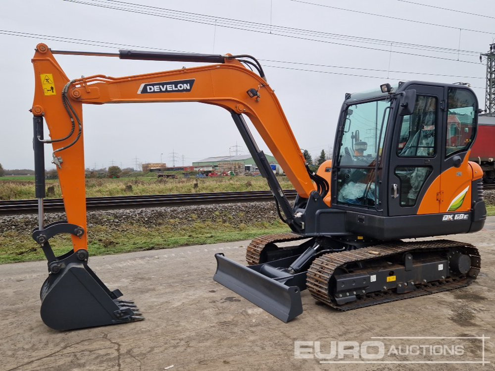 Unused 2024 Develon DX60E-10N - Minigraafmachine: afbeelding 1 Unused 2024 Develon DX60E-10N - Minigraafmachine: afbeelding 1