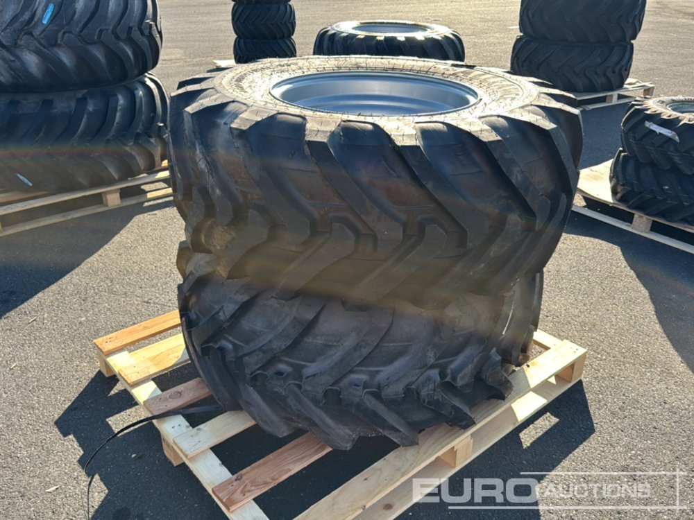 Unused Alliance 500/70R24 Tyre & Rim (2 of) - Band: afbeelding 2 Unused Alliance 500/70R24 Tyre & Rim (2 of) - Band: afbeelding 2
