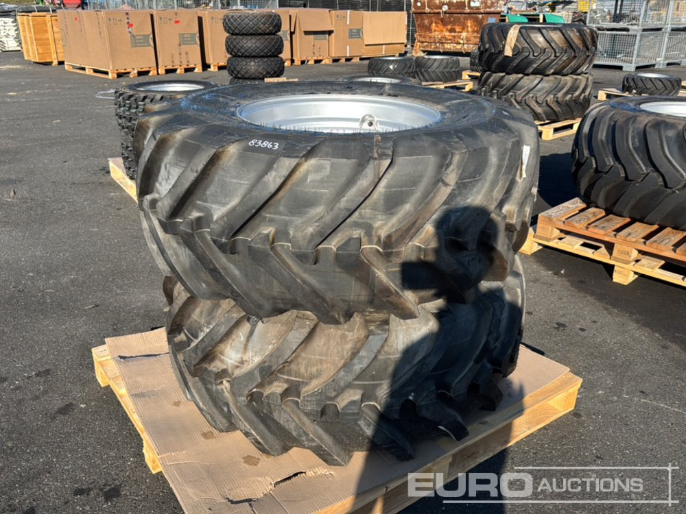 Unused Alliance 500/70R24 Tyre & Rim (2 of) - Band: afbeelding 2 Unused Alliance 500/70R24 Tyre & Rim (2 of) - Band: afbeelding 2