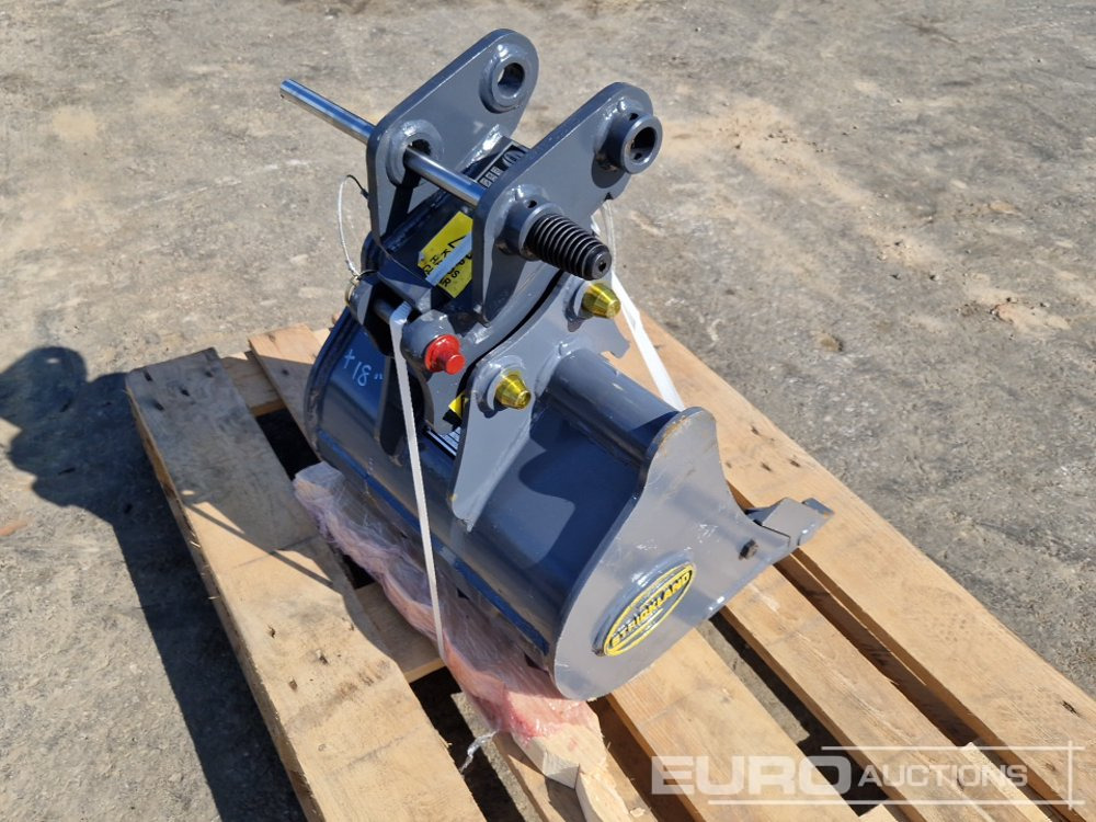 Unused Strickland 18" Digging Bucket + QH to suit Hitachi ZX19 - Bak: afbeelding 3 Unused Strickland 18" Digging Bucket + QH to suit Hitachi ZX19 - Bak: afbeelding 3