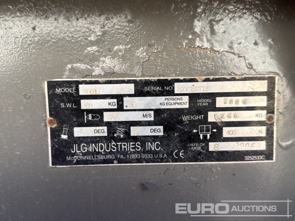 Schaarlift JLG 4069LE: afbeelding 24