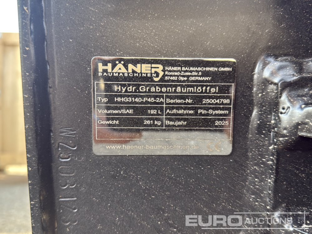 Unused 2025 Häner HHG3140-P45-2A - Bak: afbeelding 5 Unused 2025 Häner HHG3140-P45-2A - Bak: afbeelding 5