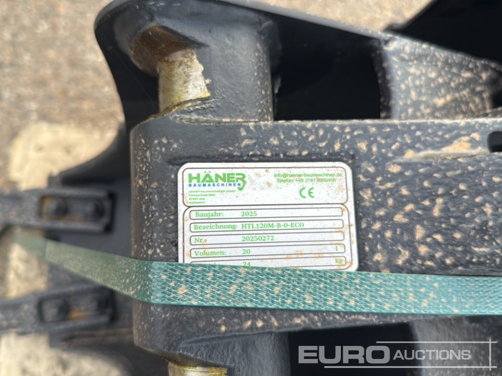 Unused Häner Bucket Package HTL160-Morin-M0 24" (600mm) Tilt Ditch Bucket S/N20250272, Digging Buckets HTL120-Morin-M0 12" (250mm) S/N20250210 and HTL140-Morin-M0 24" (600mm) to suit 1-2,5 ton mini ex - Bak: afbeelding 5 Unused Häner Bucket Package HTL160-Morin-M0 24" (600mm) Tilt Ditch Bucket S/N20250272, Digging Buckets HTL120-Morin-M0 12" (250mm) S/N20250210 and HTL140-Morin-M0 24" (600mm) to suit 1-2,5 ton mini ex - Bak: afbeelding 5