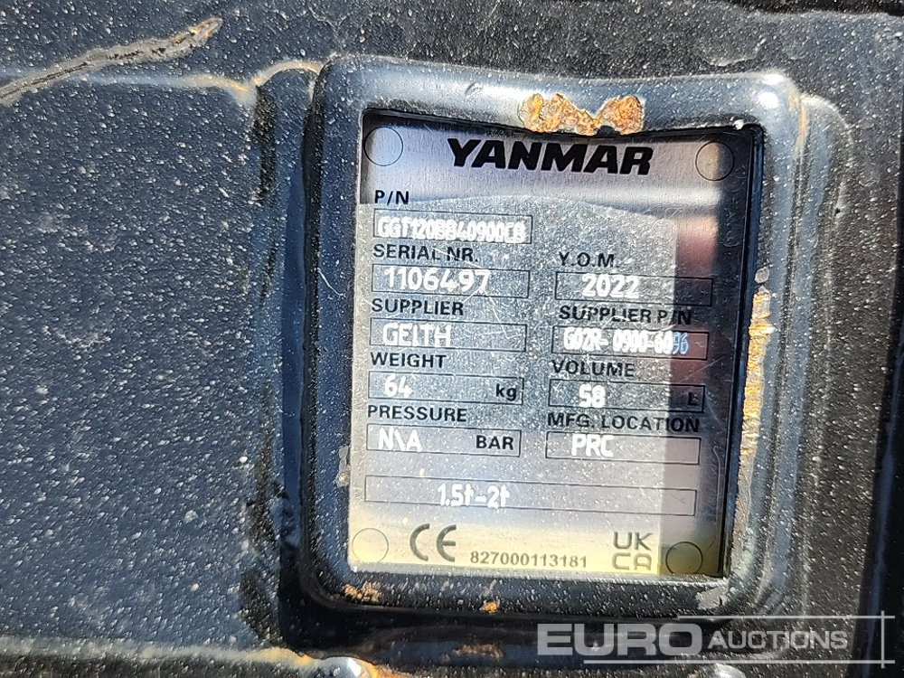 Unused Yanmar G02R-0900-6096 - Bak: afbeelding 5 Unused Yanmar G02R-0900-6096 - Bak: afbeelding 5
