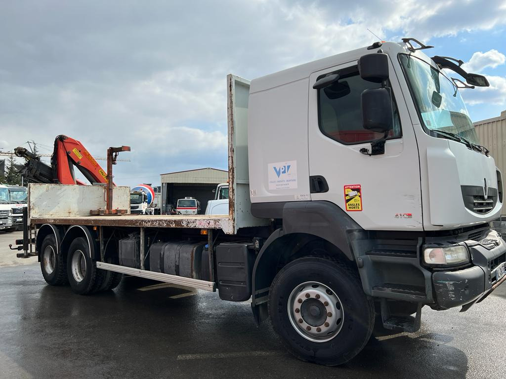 Camion grue Renault 410 AL-454-TS - Vrachtwagen met open laadbak, Kraanwagen: afbeelding 4 Camion grue Renault 410 AL-454-TS - Vrachtwagen met open laadbak, Kraanwagen: afbeelding 4