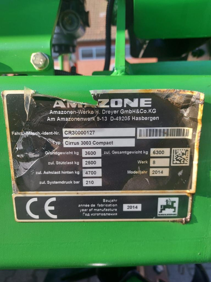 Amazone Cirrus 3003 compact - Zaaimachine: afbeelding 5 Amazone Cirrus 3003 compact - Zaaimachine: afbeelding 5