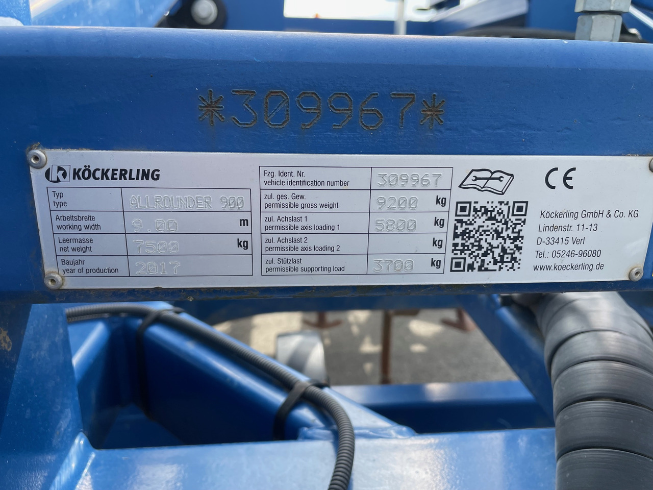 Köckerling 900 Allrounder - Cultivator: afbeelding 2 Köckerling 900 Allrounder - Cultivator: afbeelding 2