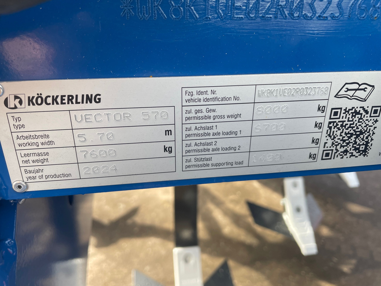 Köckerling Vector 570 - Cultivator: afbeelding 2 Köckerling Vector 570 - Cultivator: afbeelding 2