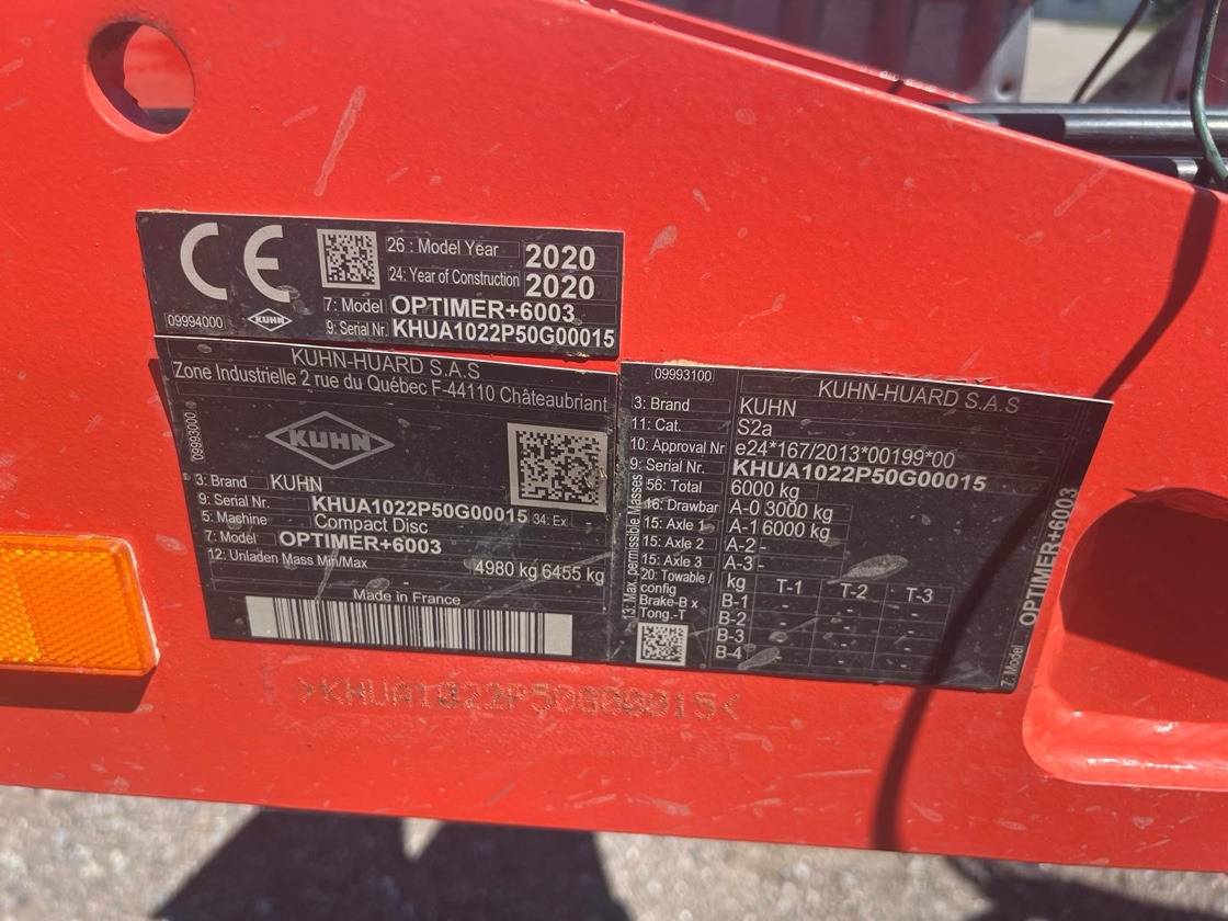 Kuhn Optimer 6003 - Eg: afbeelding 2 Kuhn Optimer 6003 - Eg: afbeelding 2