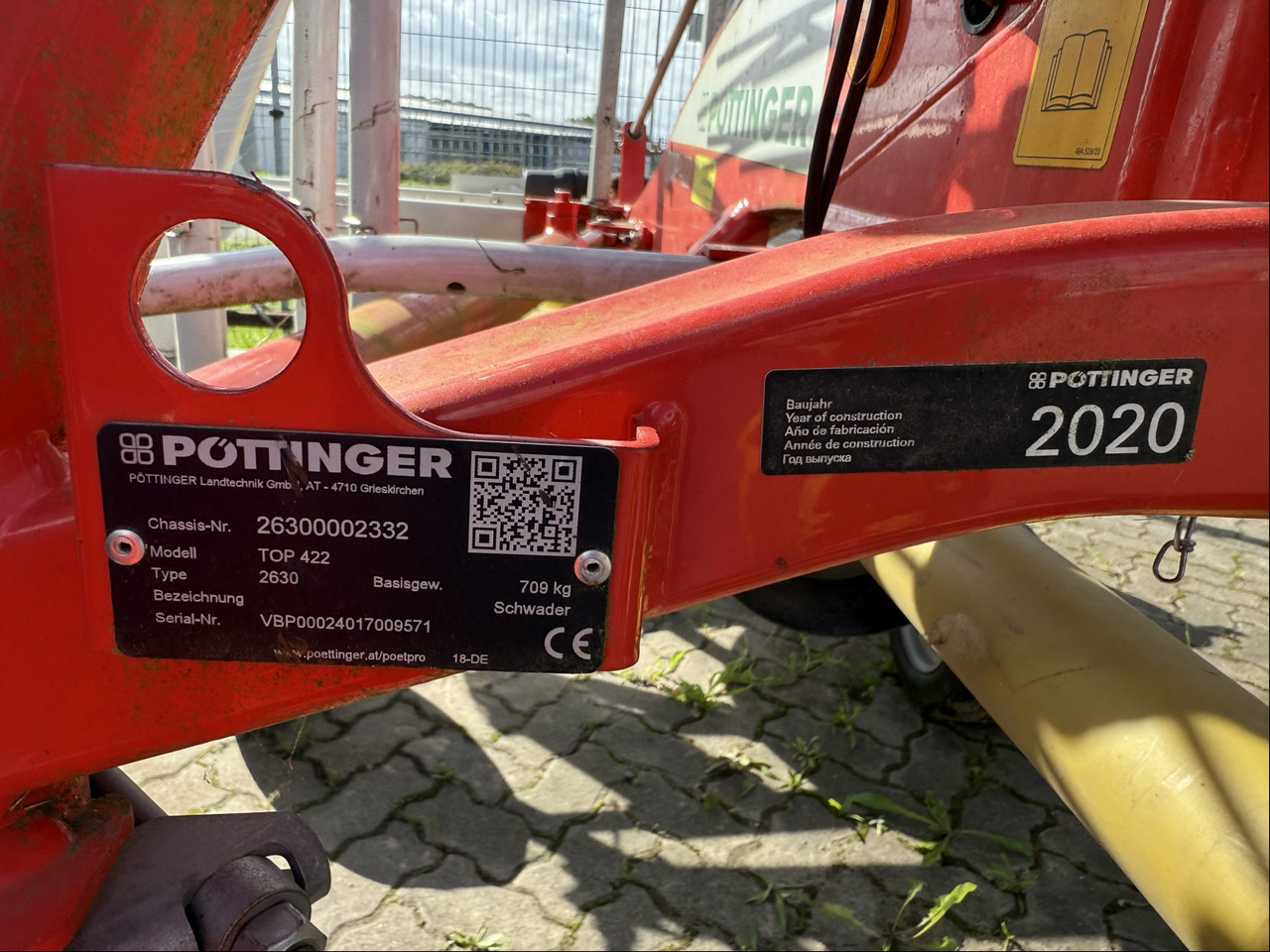 Pöttinger TOP 422 Einkreiselschwader - Hooischudder: afbeelding 2 Pöttinger TOP 422 Einkreiselschwader - Hooischudder: afbeelding 2