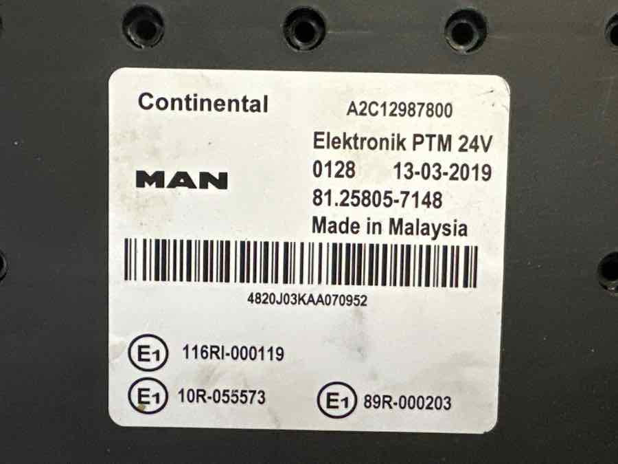 MAN ECU PTM 81.25805-7148 - Elektrisch systeem voor Vrachtwagen: afbeelding 2 MAN ECU PTM 81.25805-7148 - Elektrisch systeem voor Vrachtwagen: afbeelding 2