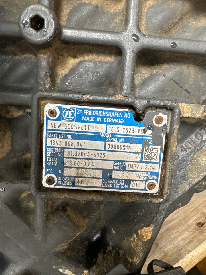 MAN GEARBOX 16S2523 TO 81.32004-6325 - Versnellingsbak voor Vrachtwagen: afbeelding 2 MAN GEARBOX 16S2523 TO 81.32004-6325 - Versnellingsbak voor Vrachtwagen: afbeelding 2